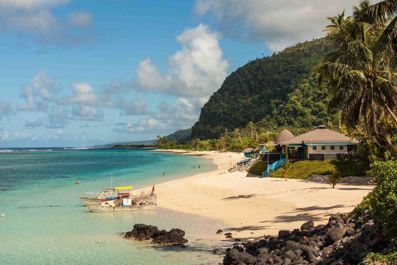 Litia Sini Beach Fales Lalomanu Luaran gambar