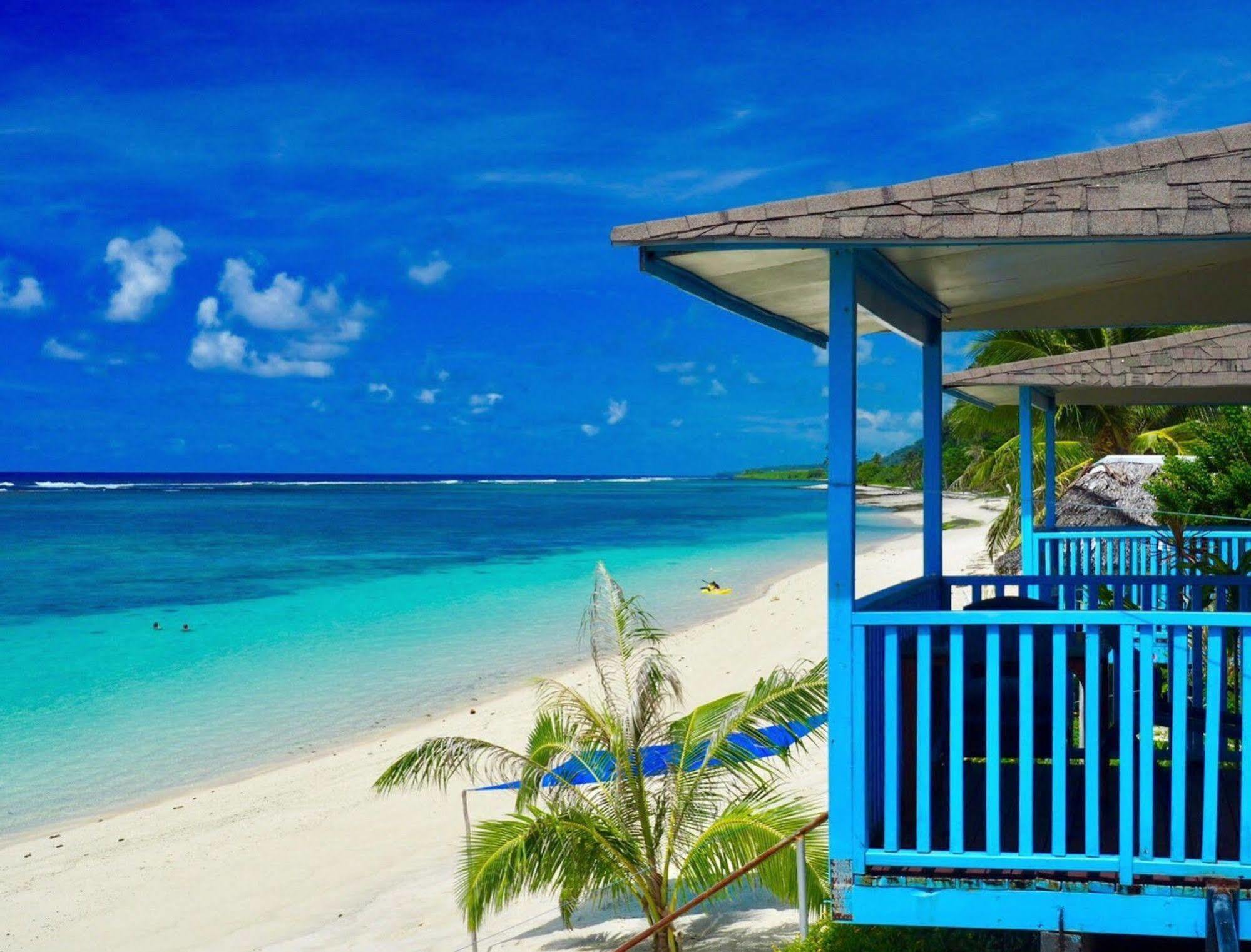 Litia Sini Beach Fales Lalomanu Luaran gambar