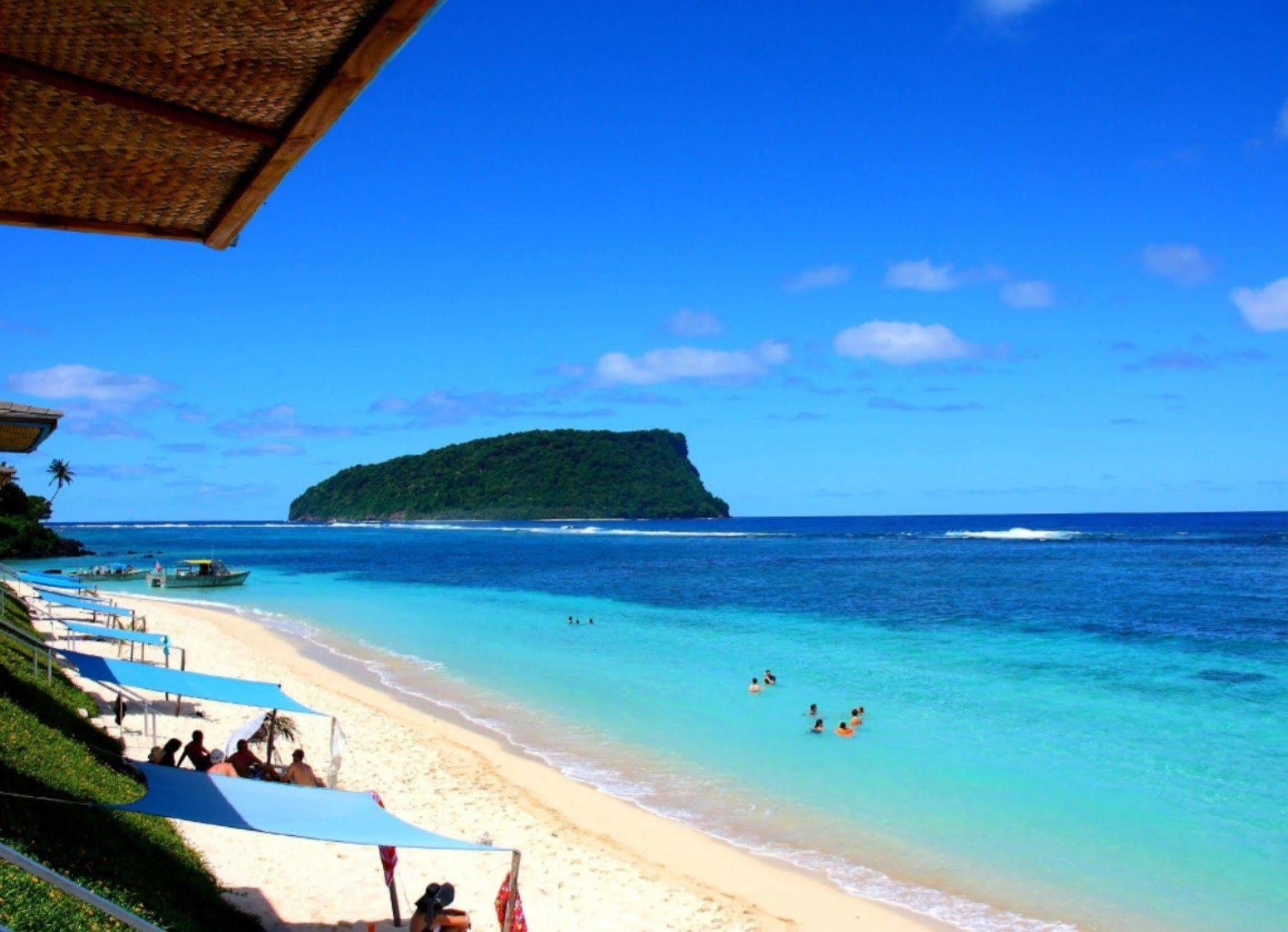 Litia Sini Beach Fales Lalomanu Luaran gambar
